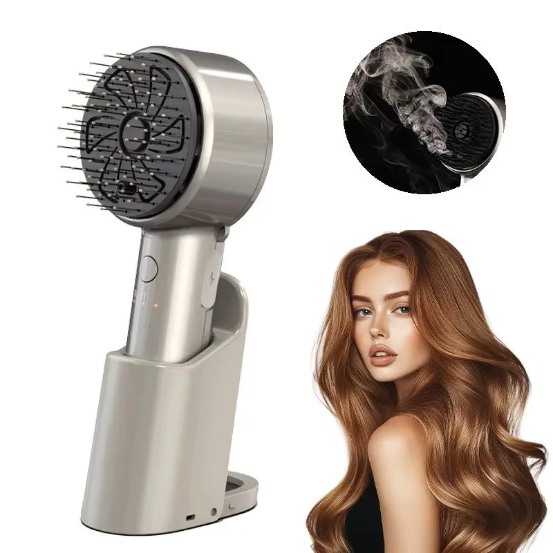 Red Light Electric Scalp Massage Comb & Oil Applicator