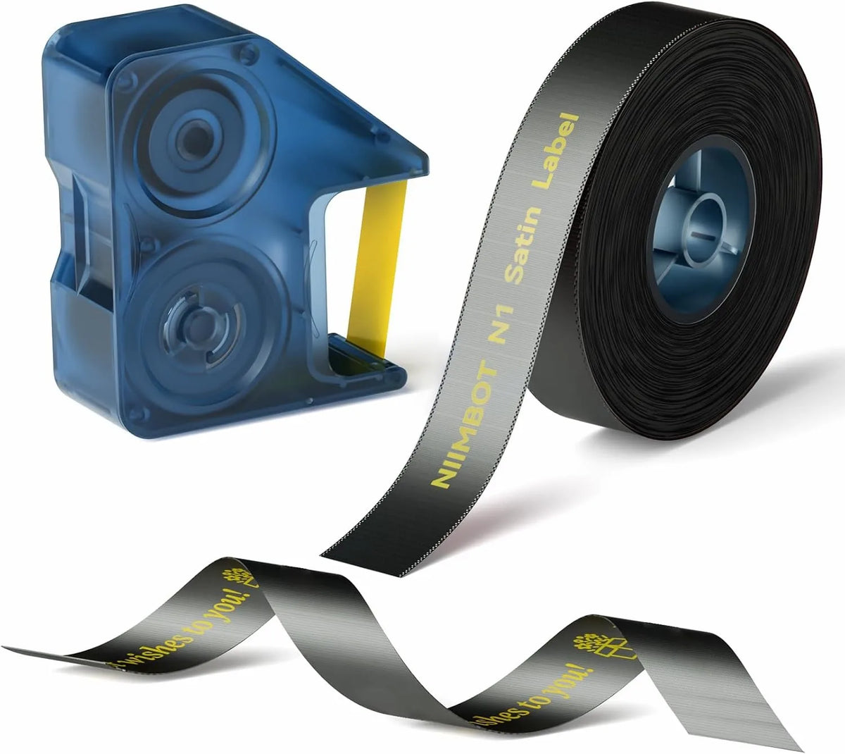 NIIMBOT N1/B18 Satin Ribbon Labels & Carbon Ribbon Set