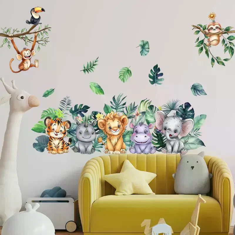 Forest Animals Kids Wall Stickers – Nursery Vinyl Decals