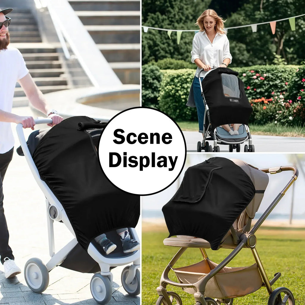 Universal Baby Stroller Sun Shade Canopy – Breathable Parasol