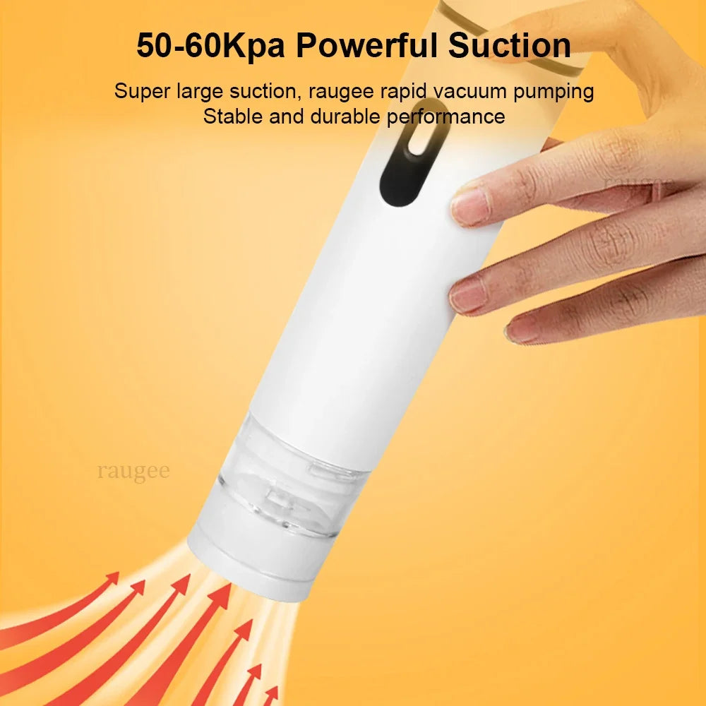 Raugee Mini Electric Vacuum Sealer Pump | USB Rechargeable