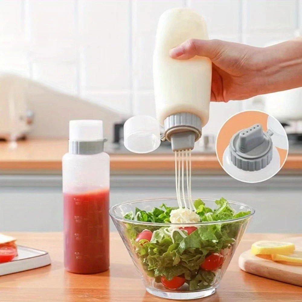 350ml 5-Hole Condiment Squeeze Bottle – Sauce Dispenser