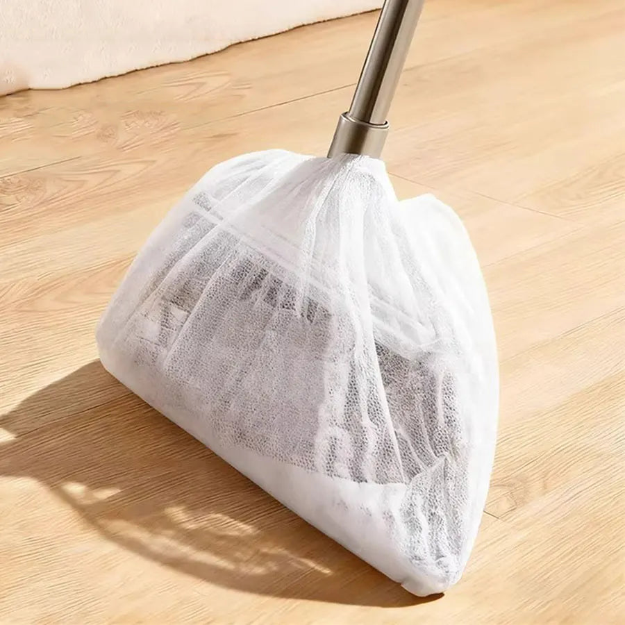 100pcs Disposable Non-Woven Broom Covers – Hair & Dust Trap