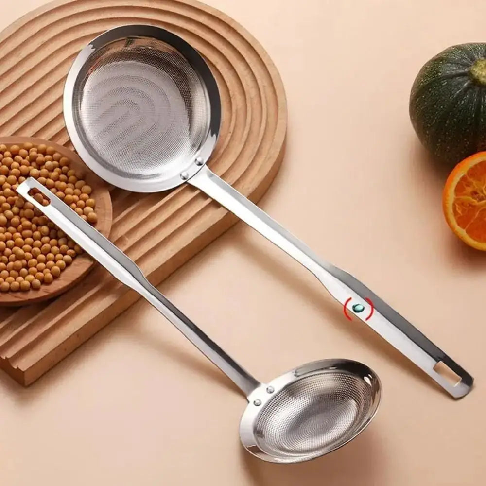 Stainless Steel Oil Strainer Fine Mesh Skimmer Spoon | S & L