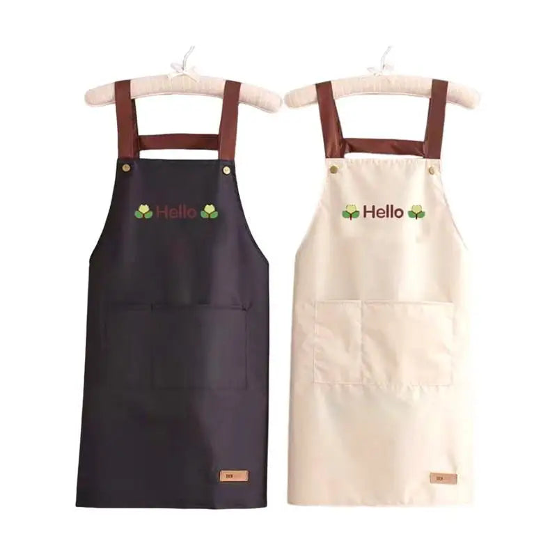Waterproof Kitchen Apron with Pockets – Men & Women