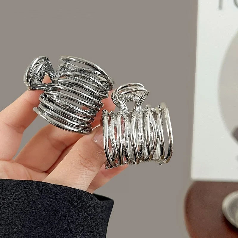 Metal Hair Claw Clip – Korean Ponytail Hairpin for Women