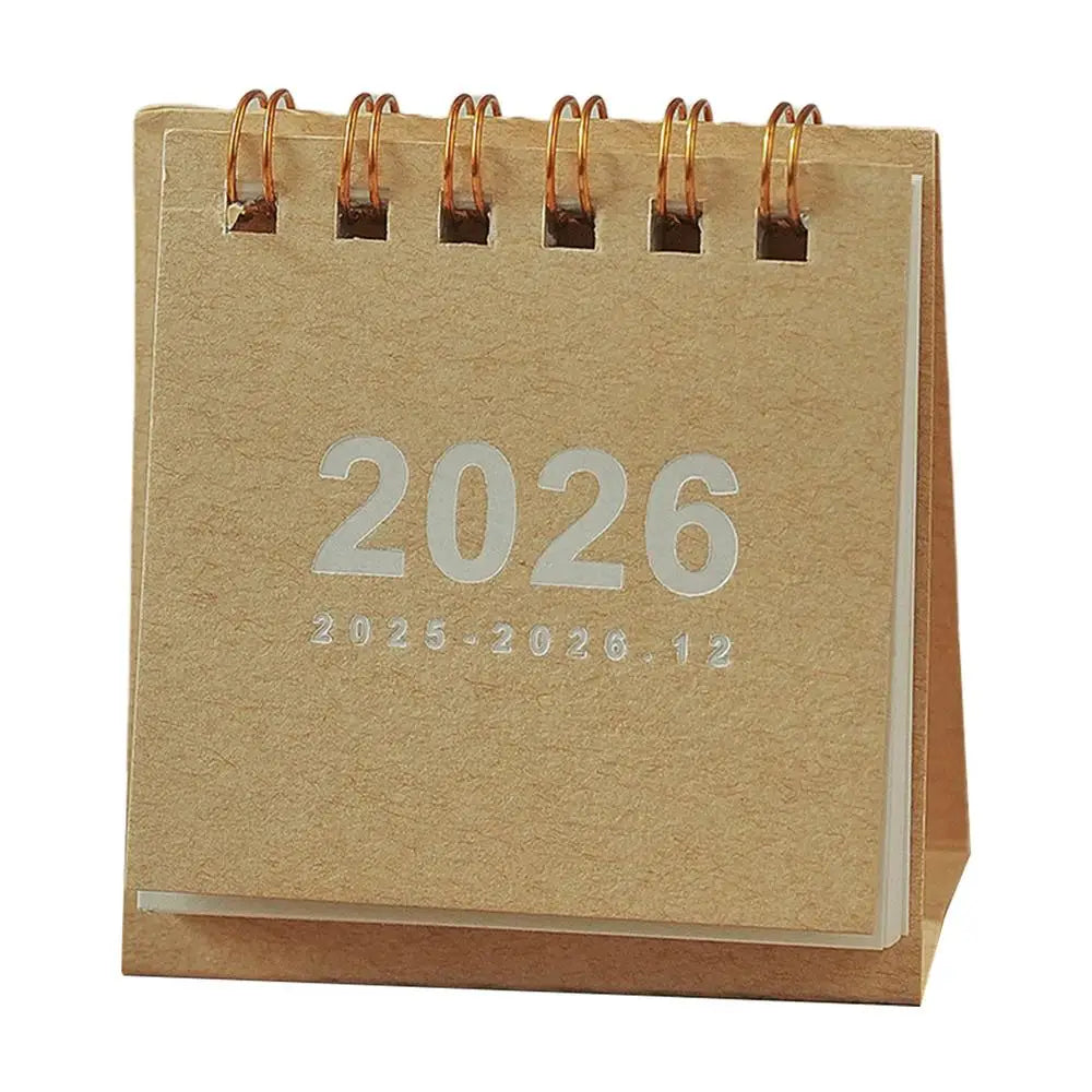 2026 Mini Desk Calendar – Monthly Planner & Scheduler