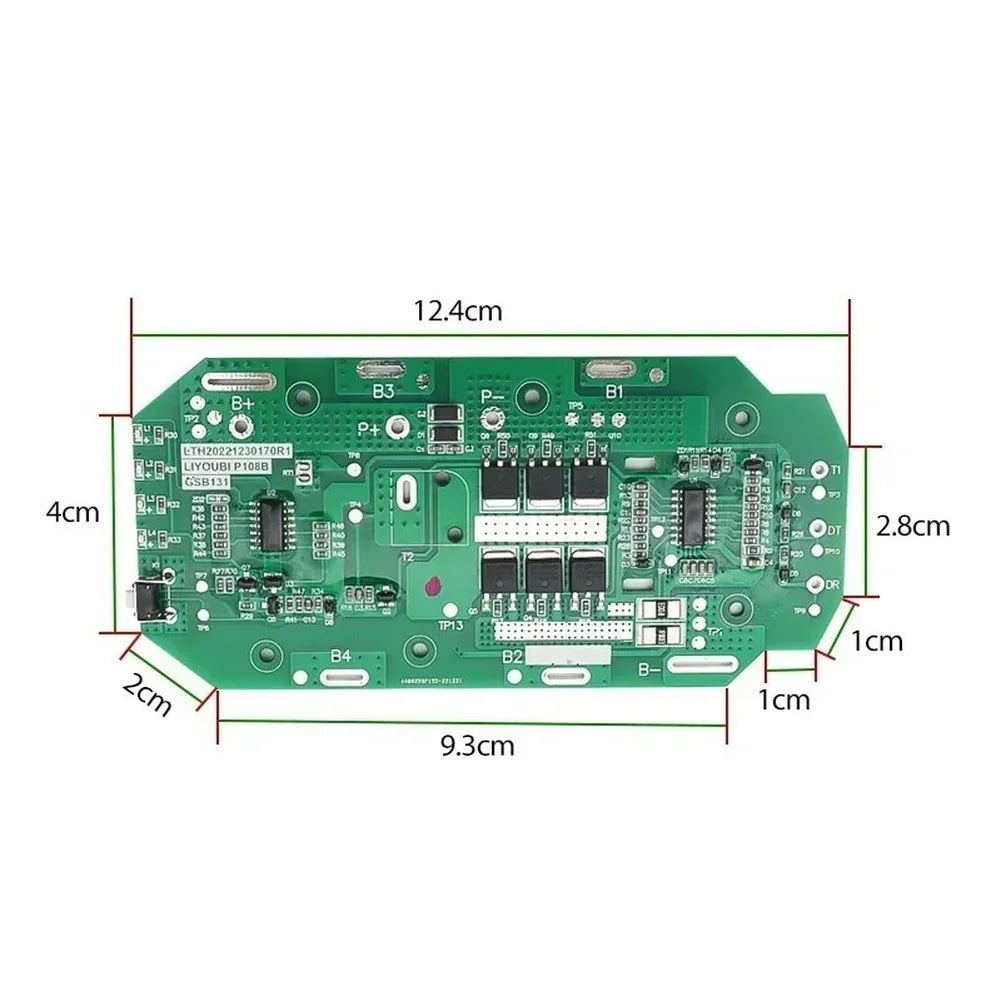 18V Li-ion Battery Case & Protection Board | P103 P108B DIY Kit