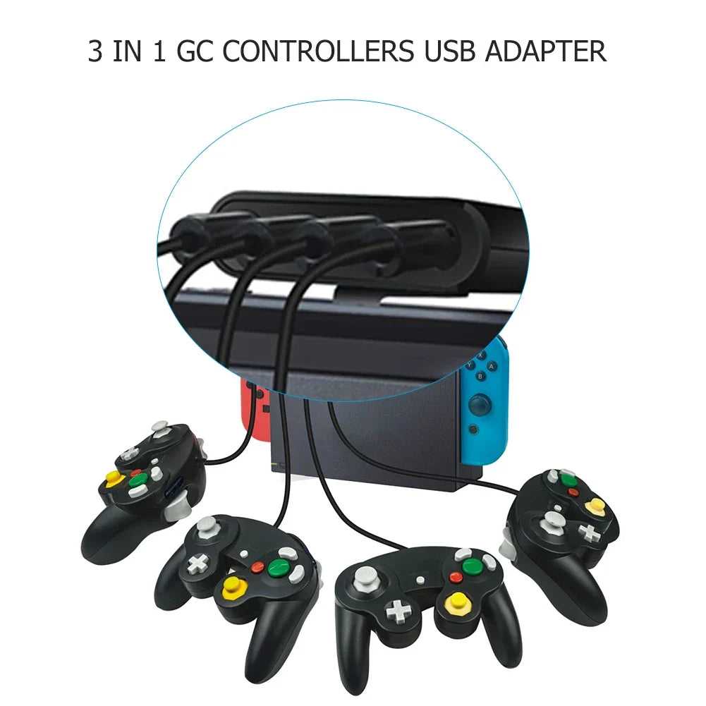 4-Port GameCube USB Adapter for Nintendo Switch, Wii U & PC