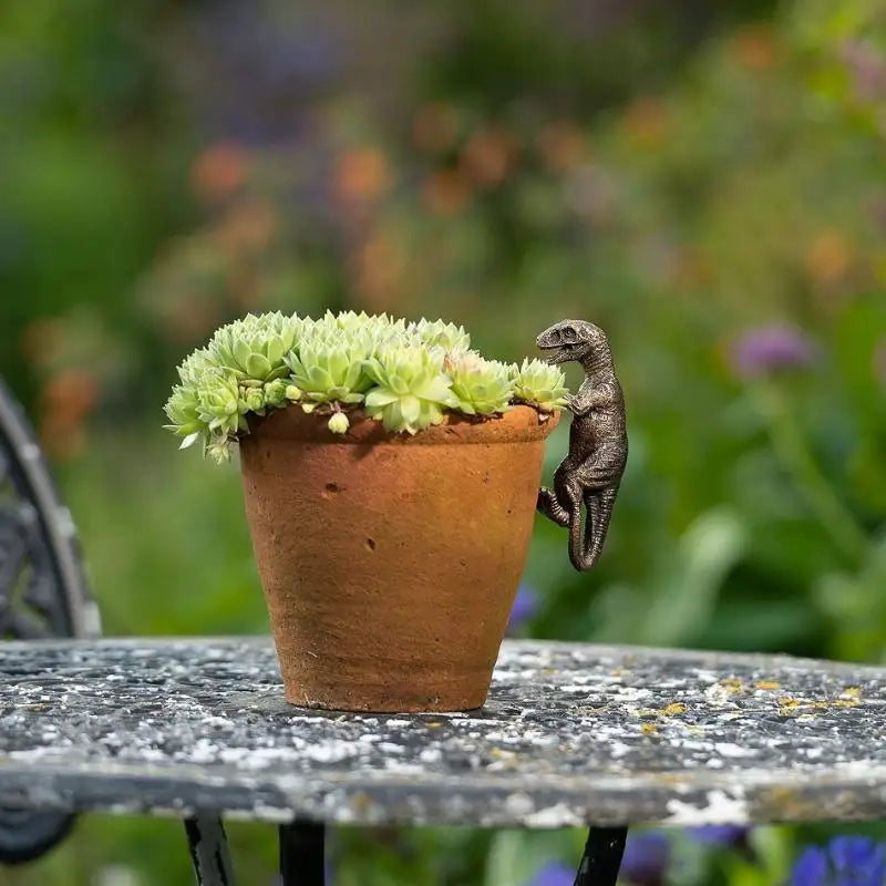 Resin Climbing Dinosaur Ornament – Garden & Patio Décor