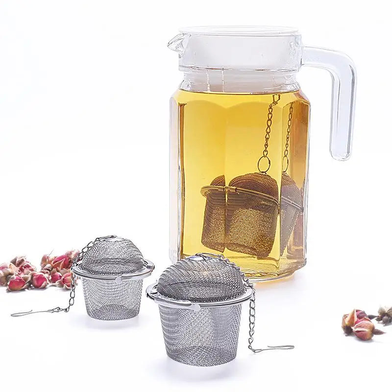 Stainless Steel Tea Ball Infuser – Mesh Spice & Herb Strainer