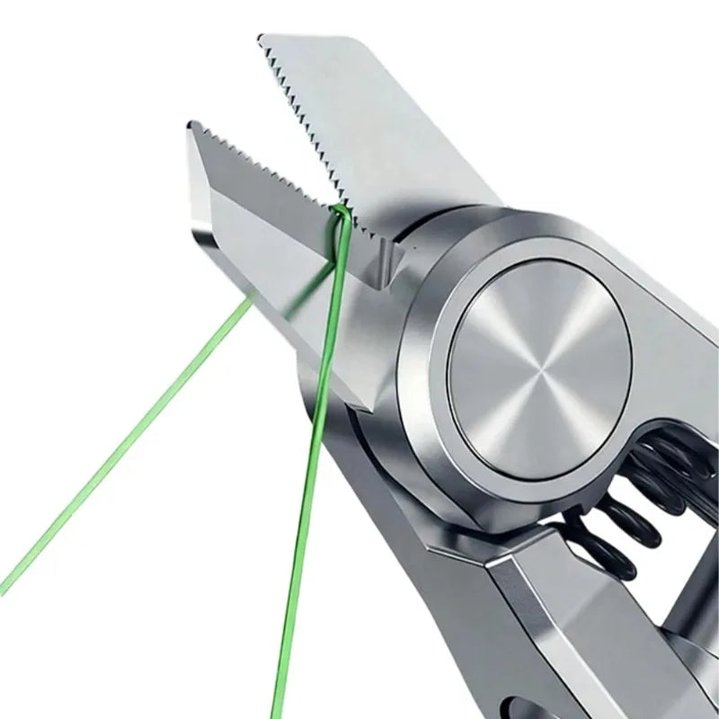 Fishing Line Scissors & Knot Tying Tool | Stainless Steel