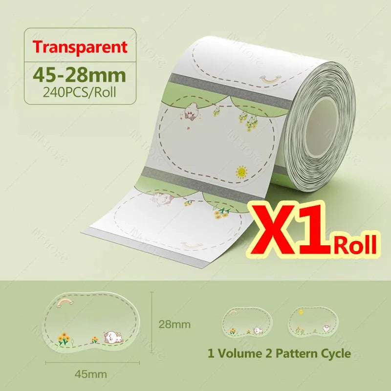 NiiMBOT Waterproof Label Paper for B1 B21 B3S Mini Printers