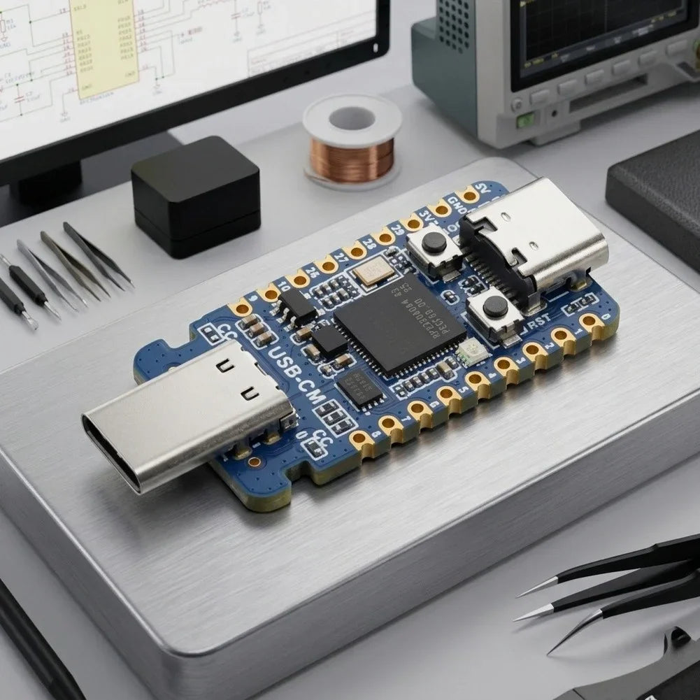 RP2350 Dual-Core USB-C Microcontroller Dev Board | ARM & RISC-V