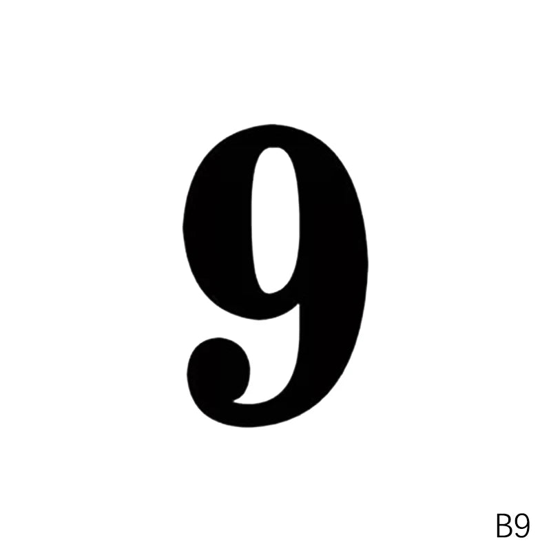 Wheelie Bin Stickers Weatherproof PVC Numbers & Letters Labels