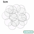 10Pcs Clear Acrylic Round Disc Blanks 2mm – 3 to 15cm Circles