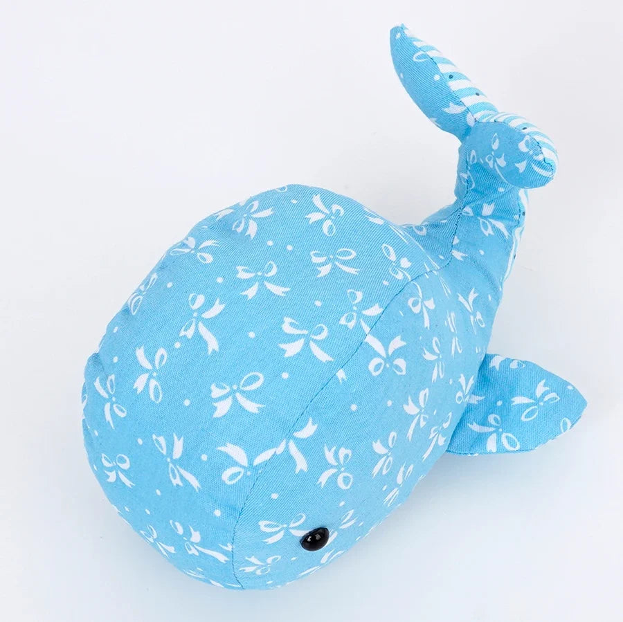 Whale Pin Cushion – Fabric Needle Holder for DIY Sewing