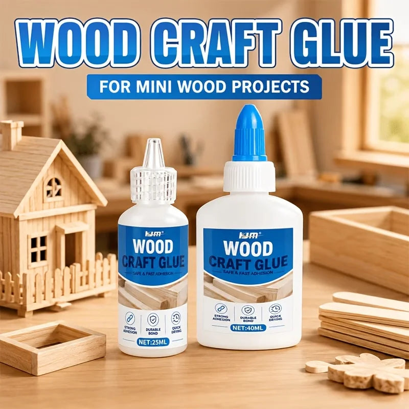 White Wood Craft Glue – Woodworking & Model Building Adhesive