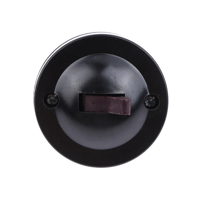 Retro Round Toggle Wall Light Switch Surface Mount 6A 250V