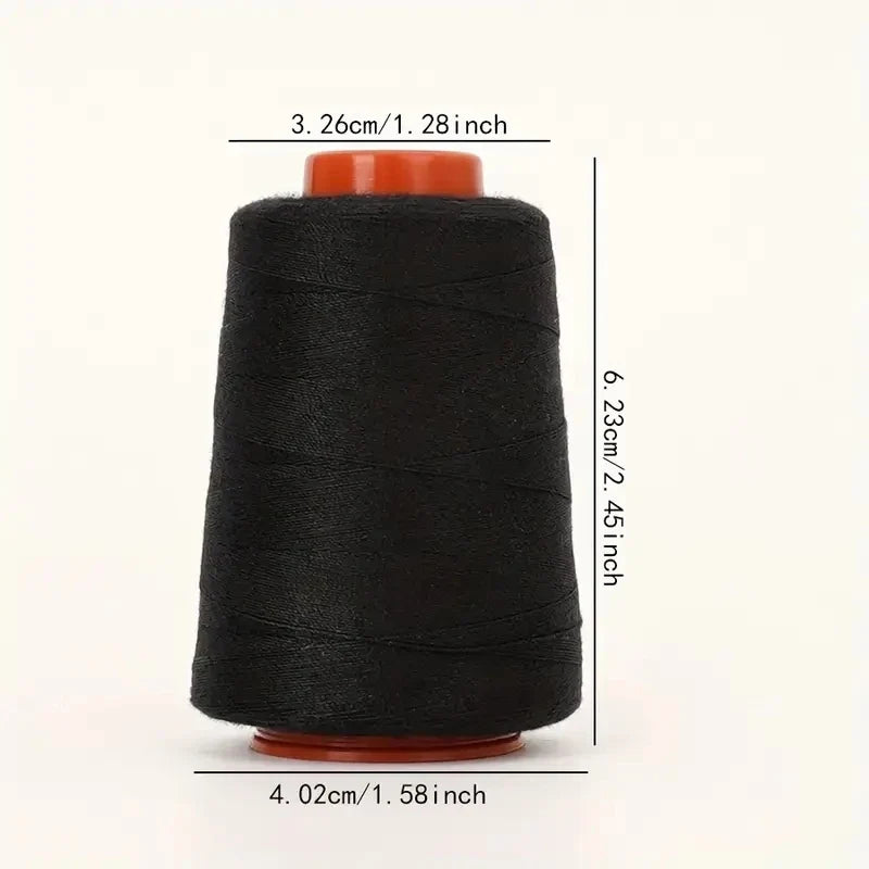 10-Pack 402 Polyester Sewing Thread – 800 Yds Black & White