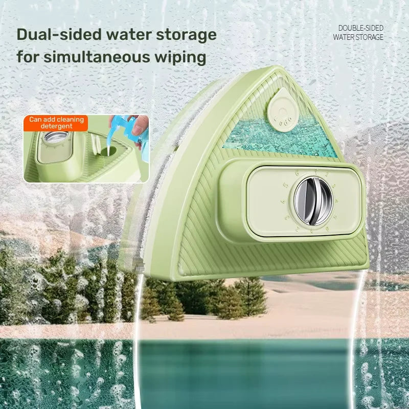Double-Sided Magnetic Window Cleaner | Multi-Thickness Glass