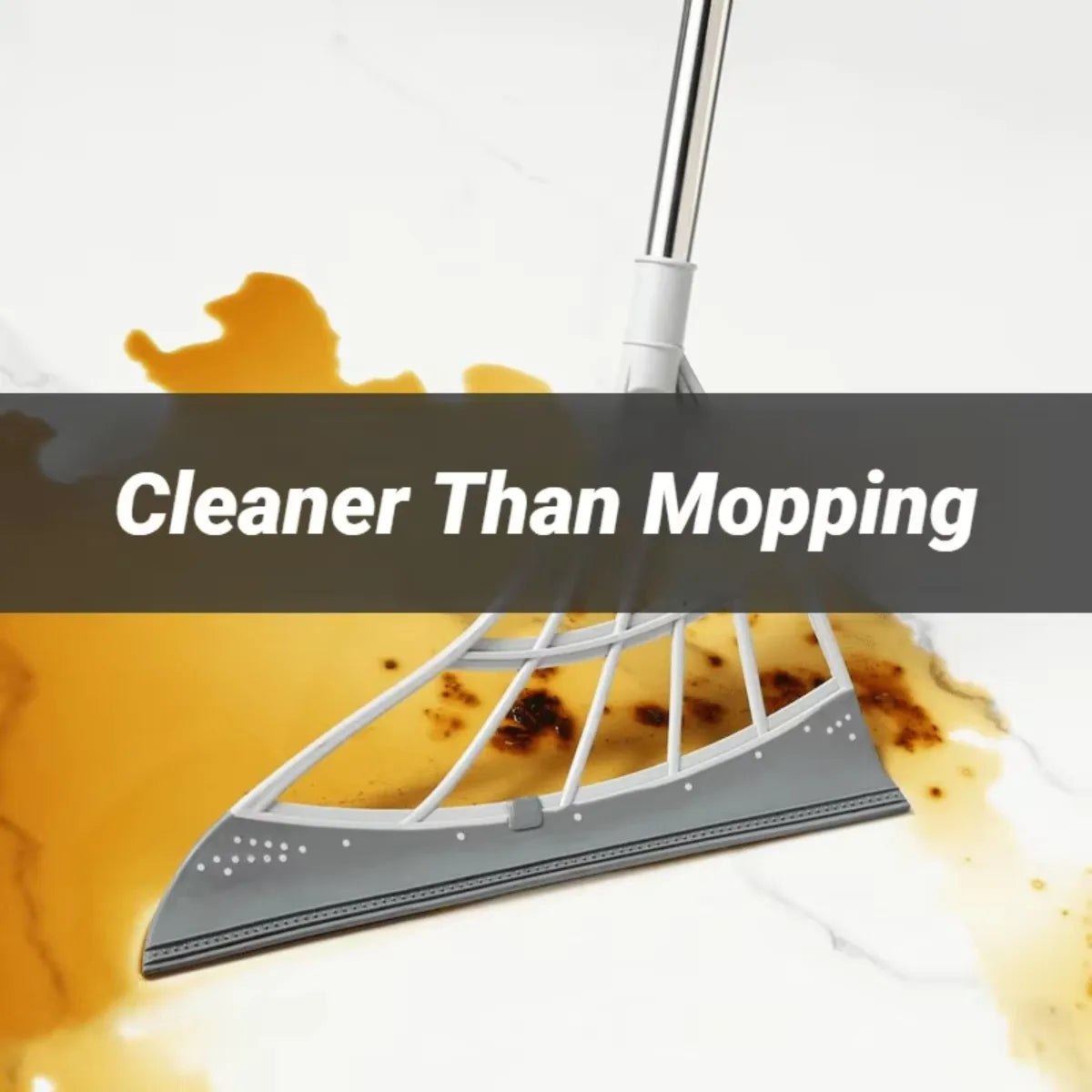 Silicone Magic Broom Floor Squeegee & Glass Scraper Tool
