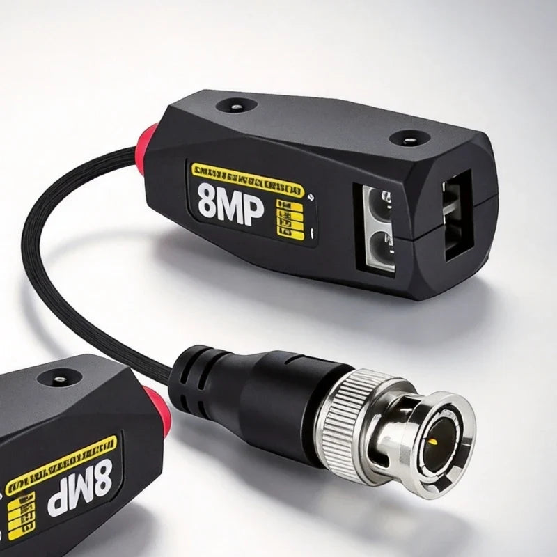 Video Balun Set BNC CVI AHD TVI – Security Camera 1 Pair