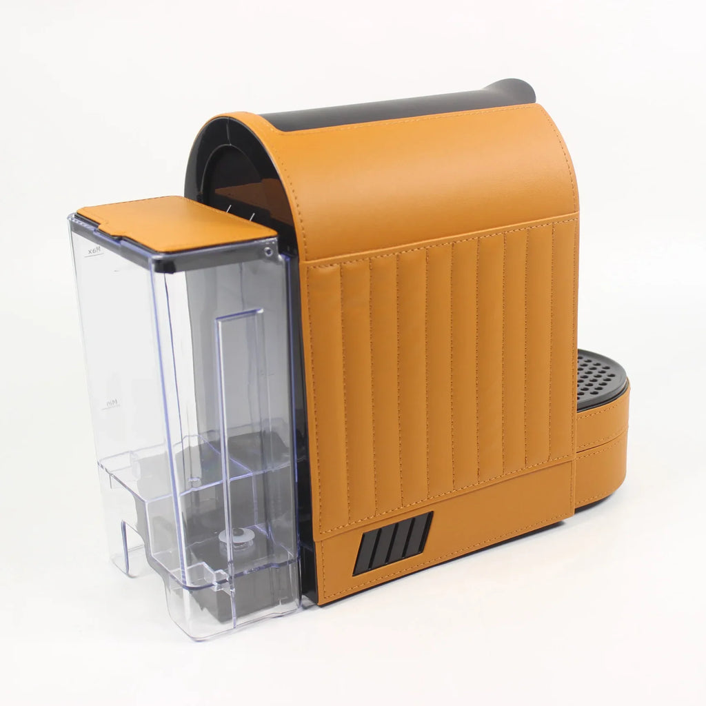 KADERN Leather-Wrapped Capsule Coffee Machine | Hotel & Home