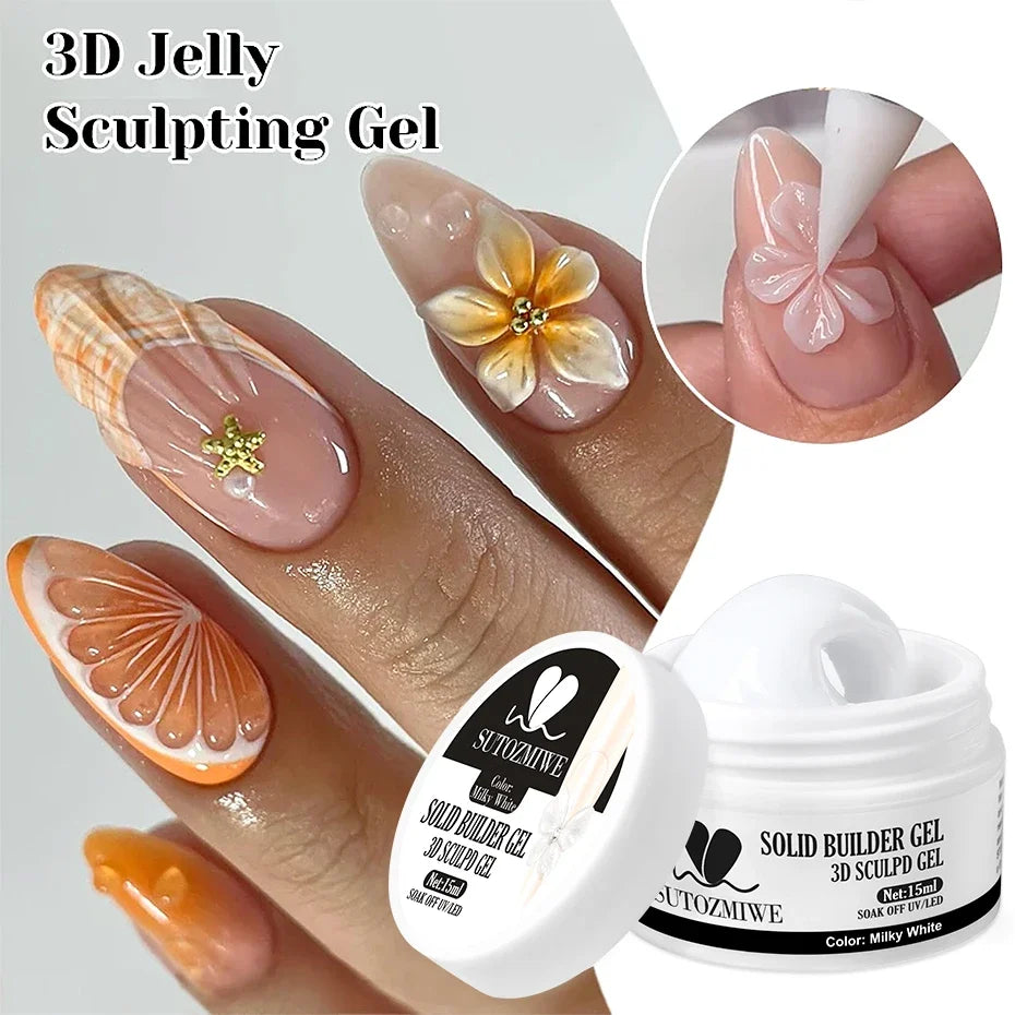 Full Beauty 15ml UV Builder Gel – Nail Extension & 3D Sculpting