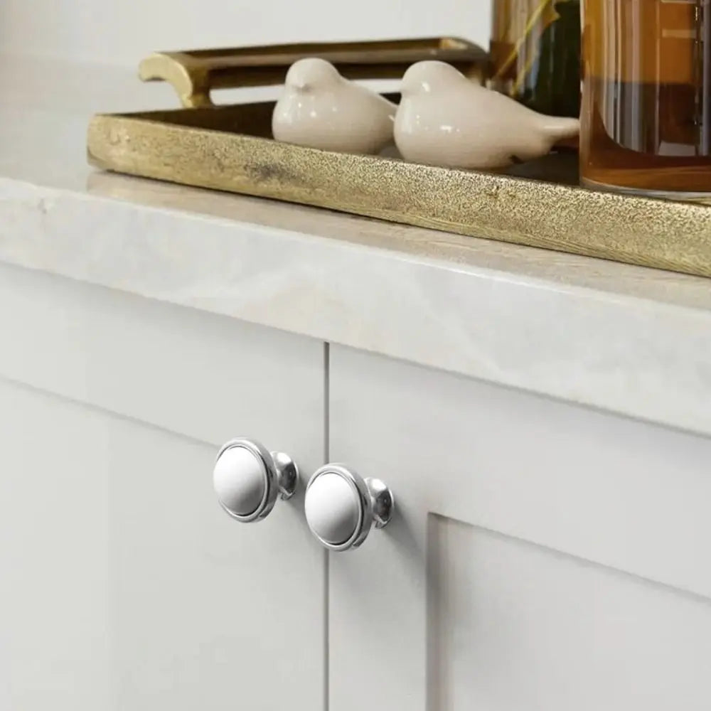 Modern Ceramic Cabinet Handles – Gold & Silver Drawer Pulls