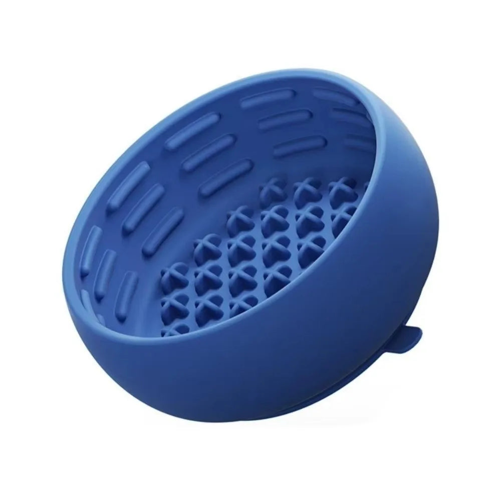 Silicone Slow Feeder Dog Bowl – Anti-Slip, Anti-Spill, Portable