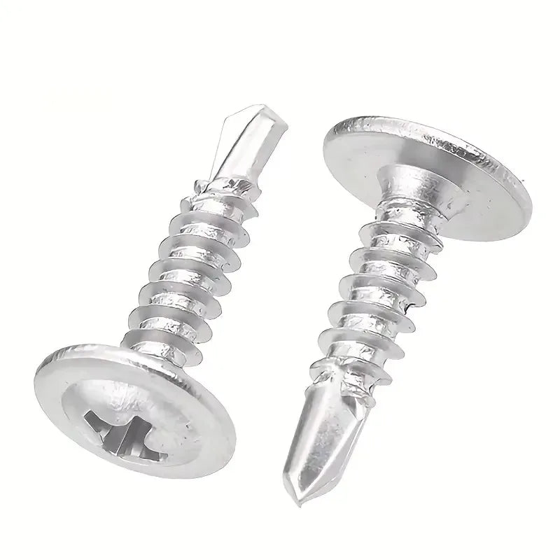 SUS410 M4.2 Round Head Self-Tapping Screws 50pcs – Drill Tail