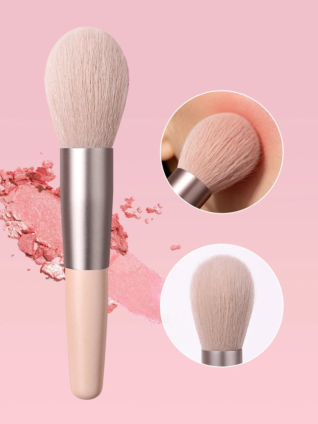 Professional Contour Blush & Highlight Makeup Brush | Nixie