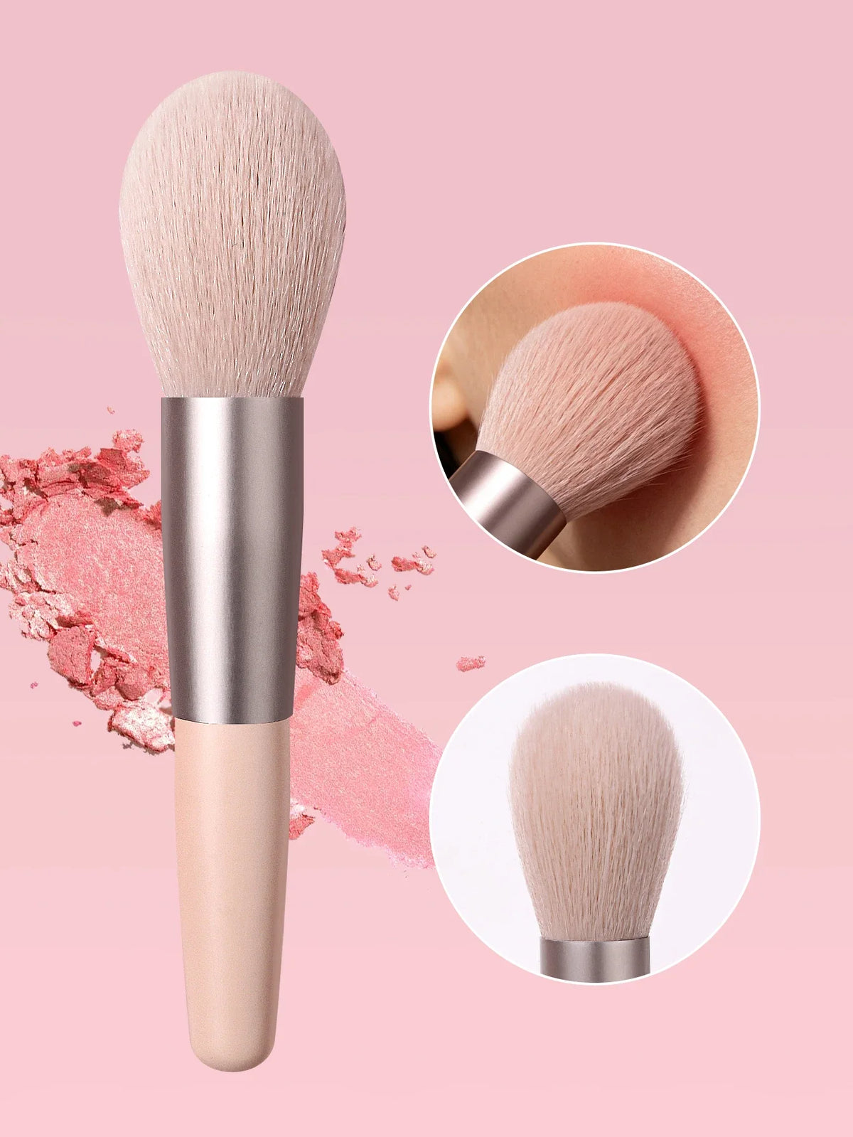 Professional Contour Blush & Highlight Makeup Brush | Nixie