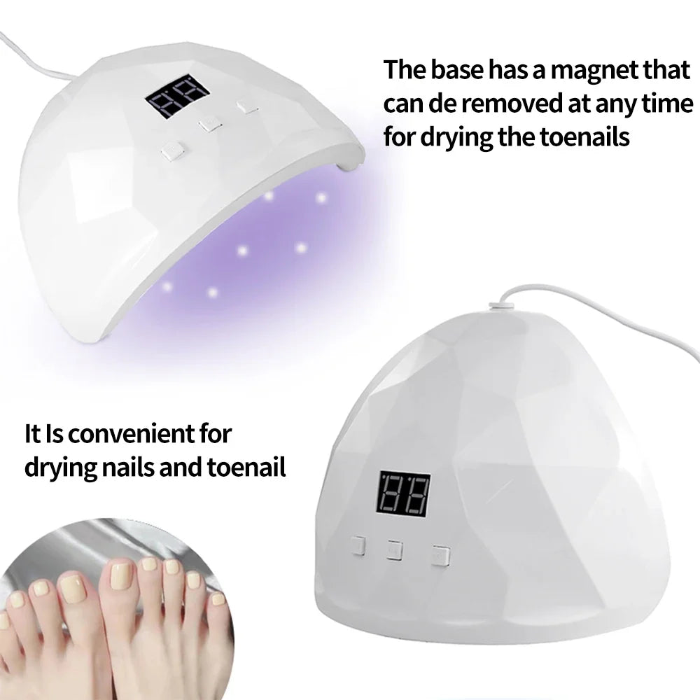 UV Gel Nail Curing Lamp – Home & Salon Nail Dryer