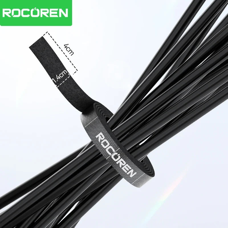 ROCOREN Tearable Cable Organizer Wire Winder & Cord Holder