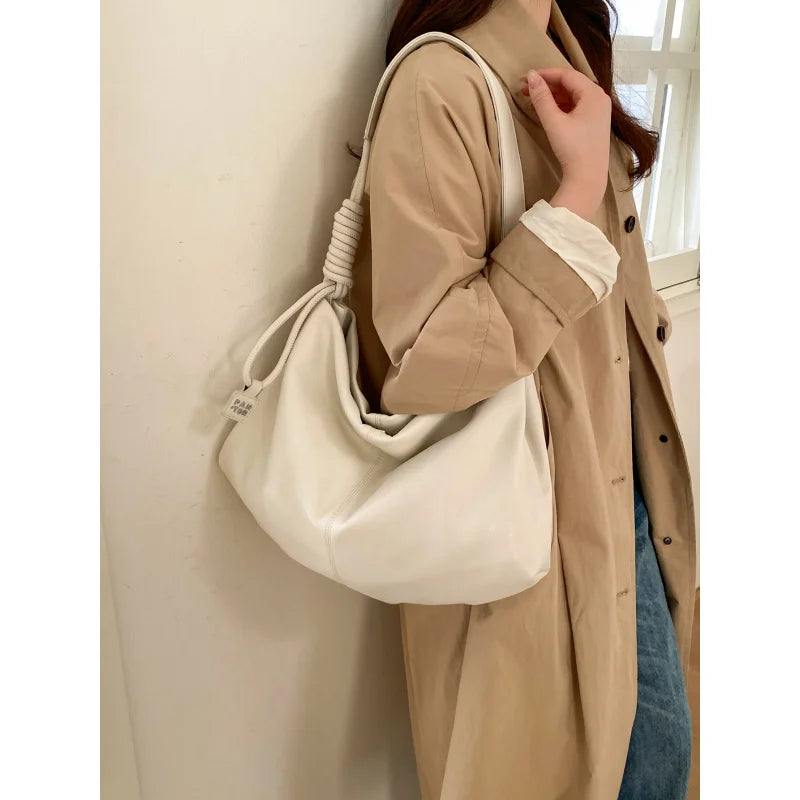 Large Capacity PU Leather Shoulder Crossbody Tote Bag – Nixie
