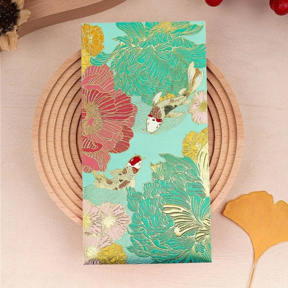 6pcs Floral Thank You Cards Golden Accents – Wedding & Birthday