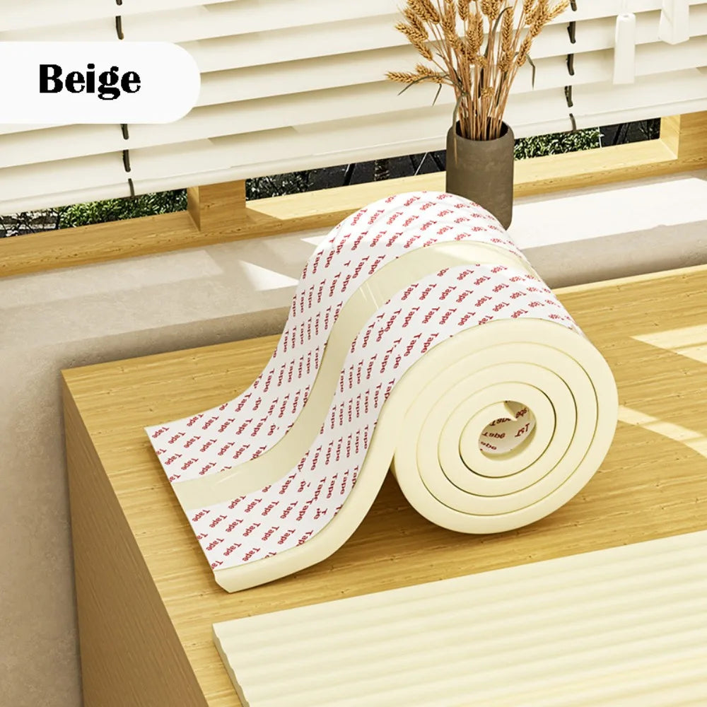 2m Self-Adhesive Desk Edge Guard Strip – Soft Corner Protector