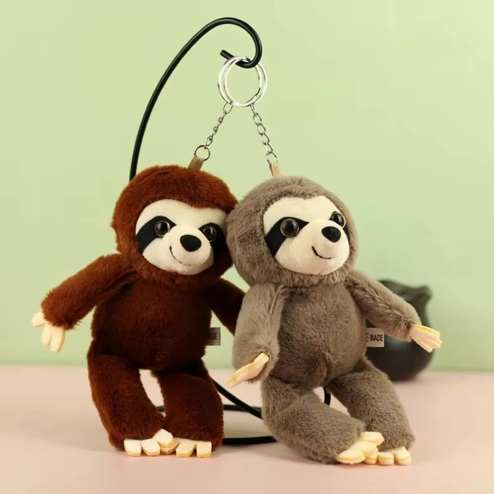 Soft Sloth Plush Keychain Pendant – Cute Animal Stuffed Toy