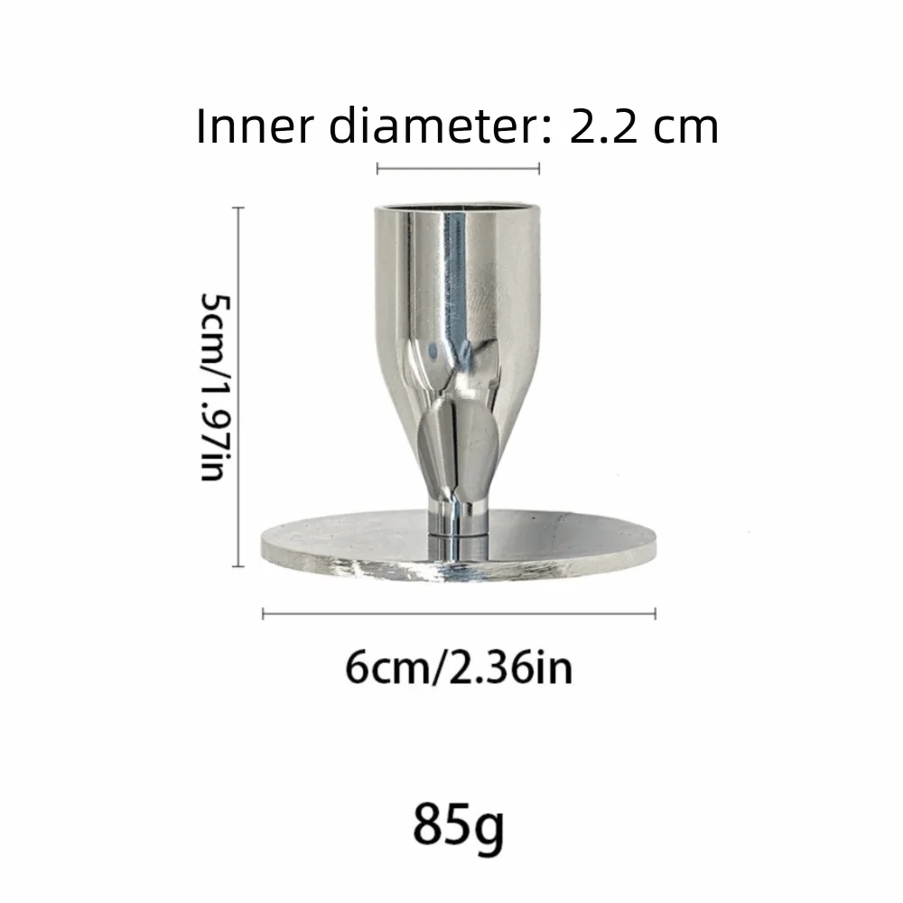Modern Vintage Iron Candlestick Holder – Elegant Table Decor