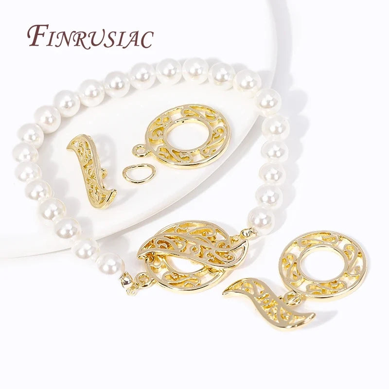 18K Gold Plated Brass OT Toggle Clasps – DIY Jewelry Making