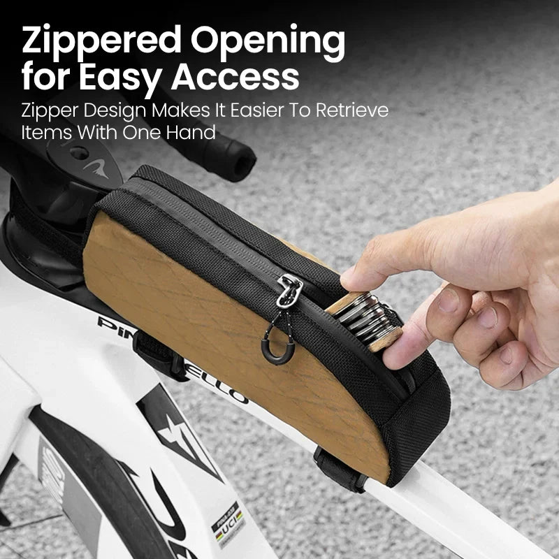 ESLNF Bicycle Top Tube Bag – Lightweight Cycling Frame Storage