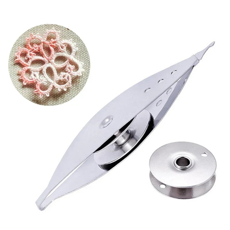 Metal Tatting Shuttle for Hand Lace Making – DIY Craft Tool