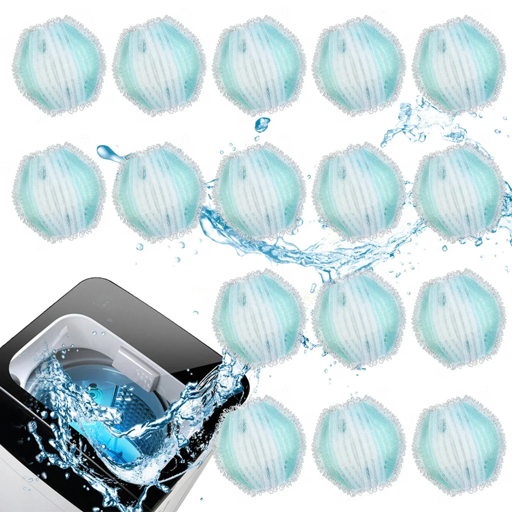 16-Pack Reusable Pet Hair Remover Balls for Laundry