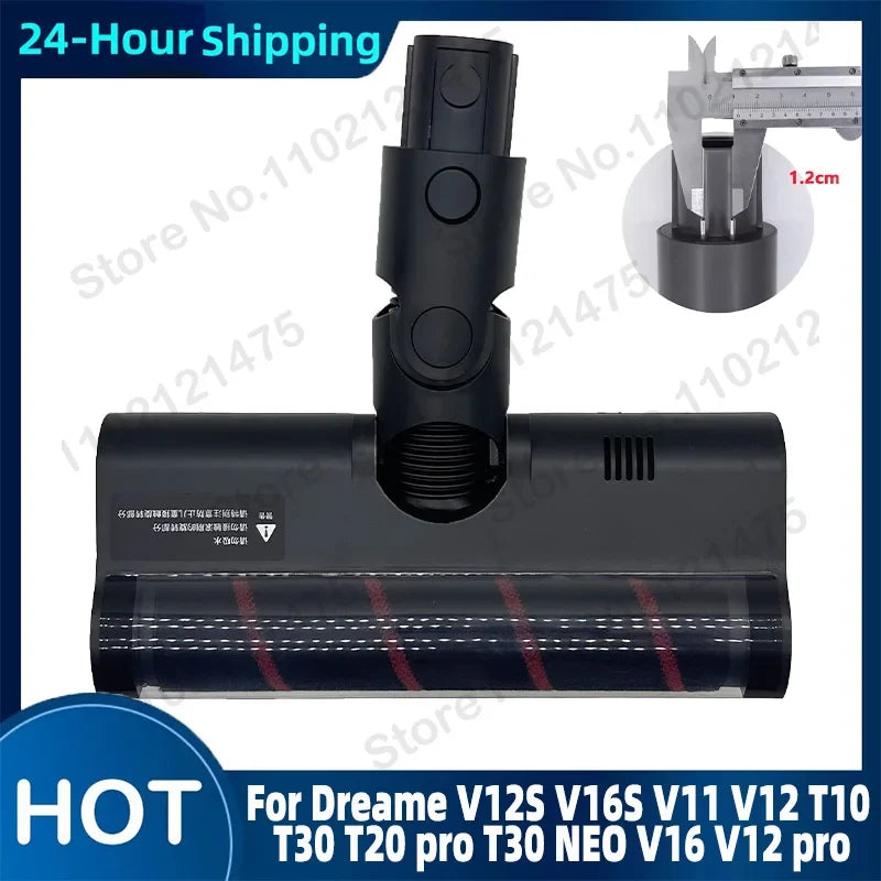 Dreame Roller Brush & Velvet Floor Brush Head V11 V12 T30 T20