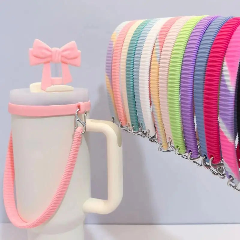 Silicone Water Bottle Strap – Anti-Drop Carry Sling Holder