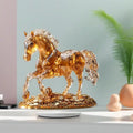 Acrylic Horse Stand Decoration – 2D Flat Modern Tabletop Ornament