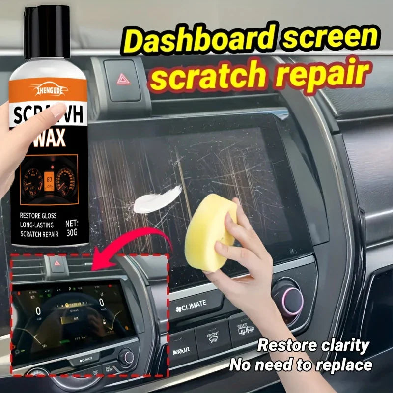 Car Scratch Repair Wax – Dashboard, Glass & Acrylic 30g