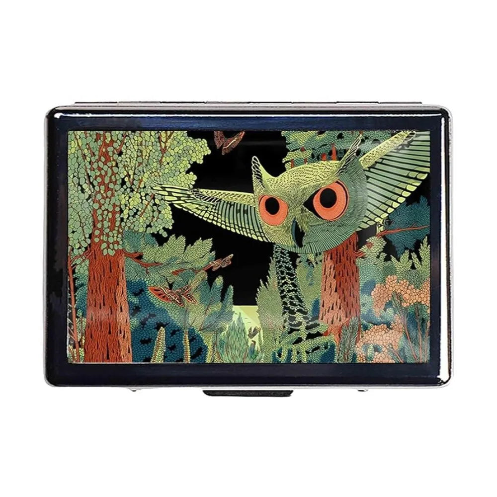 Vintage Metal Card Case | Multi-Function Business Card Holder